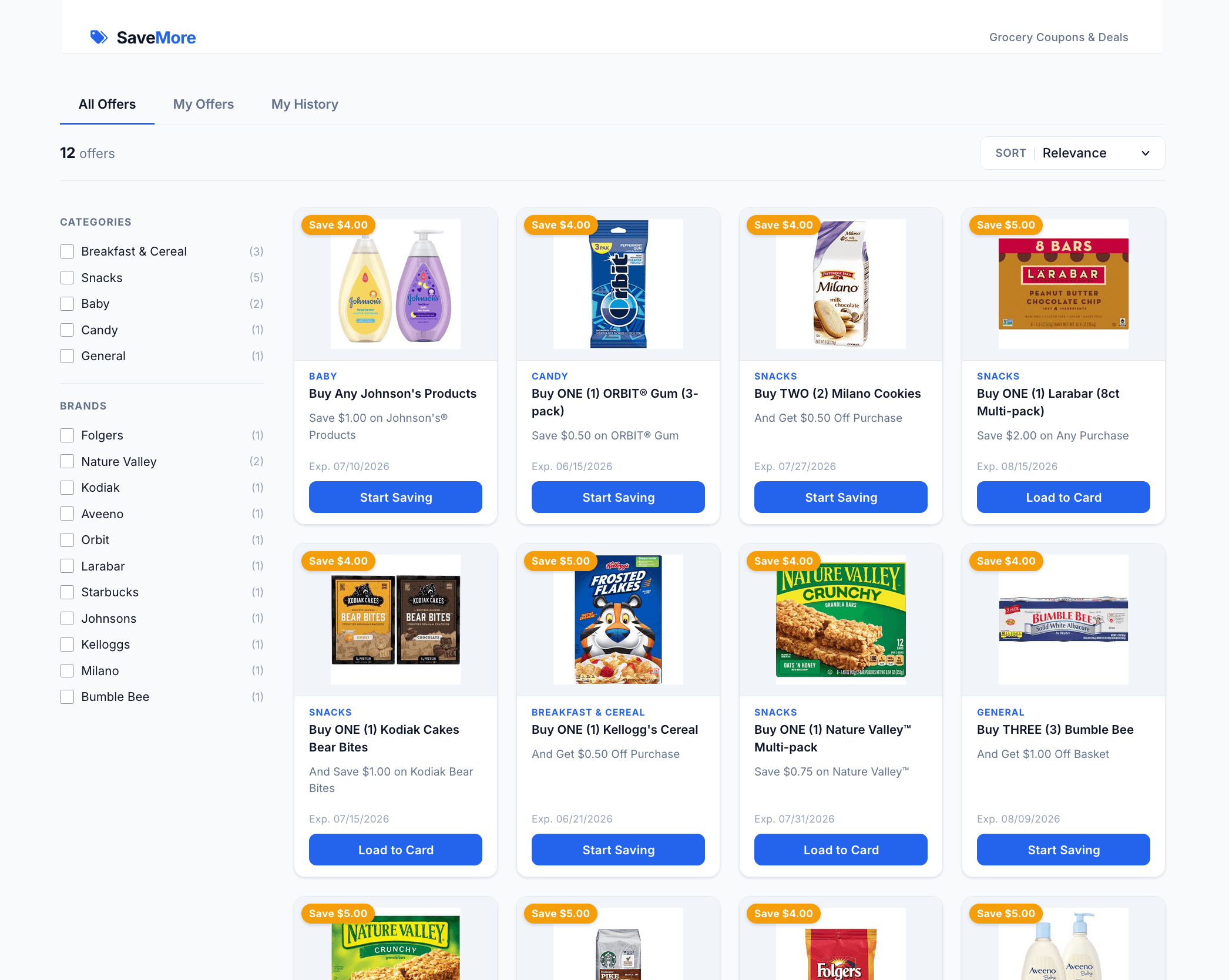 vue-coupons-page screenshot